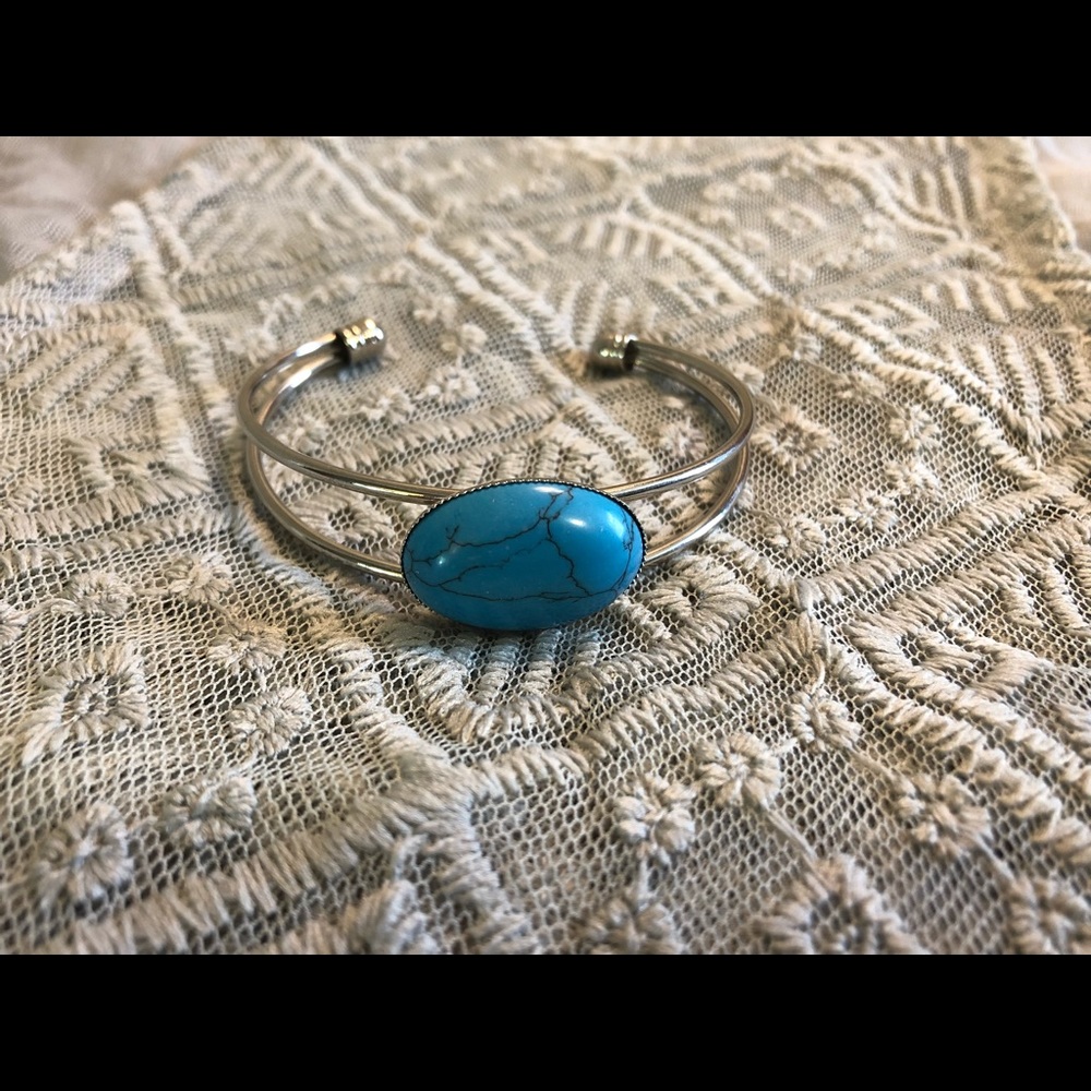 Turquoise & Silver Bracelet